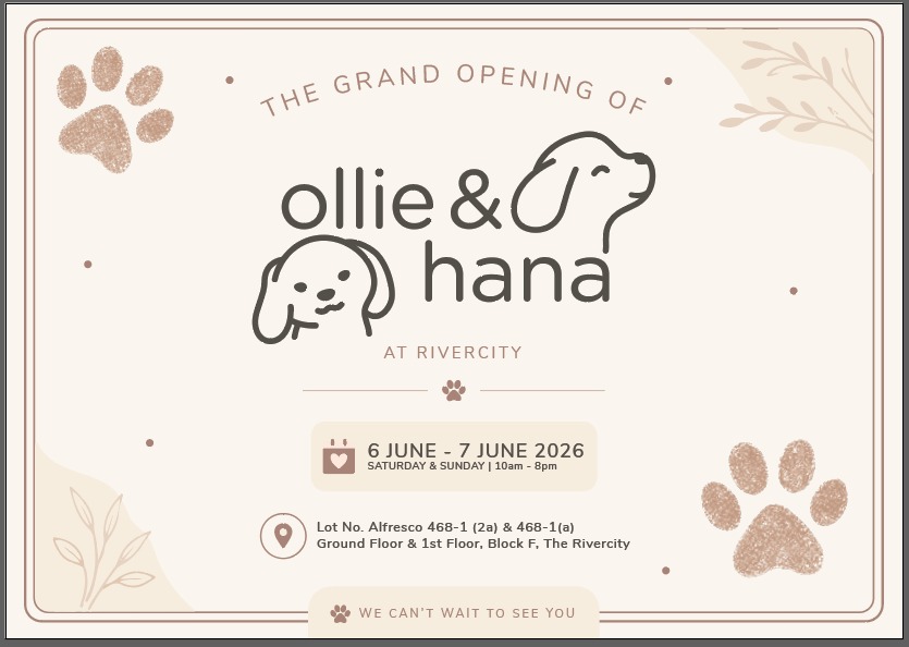 The Grand Opening of Ollie & Hana at Rivercity - 6 to 7 June 2026